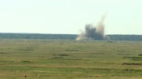 Bomba z Białegostoku zdetonowana na poligonie w Orzyszu