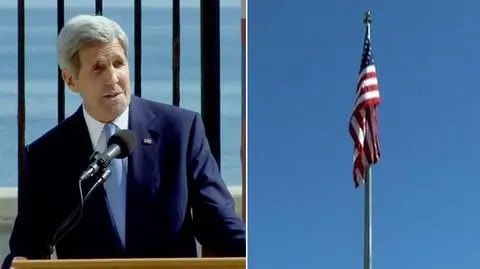 John Kerry przyleciał na Kubę, by oficjalnie otworzyć ambasadę