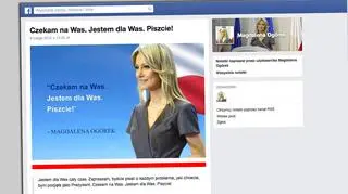 Magdalena Ogórek poprosiła, by wyborcy za pośrednictwem Facebooka zadawali jej pytania
