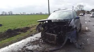 Samochód prawdopodobnie był kradziony