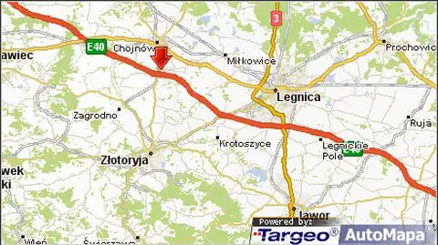 Pożar ciężarówki z meblami na A4. Utrudnienia