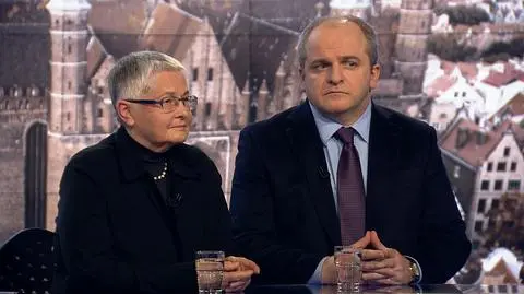 Barbara Labuda i Paweł Kowal w "Faktach po Faktach"