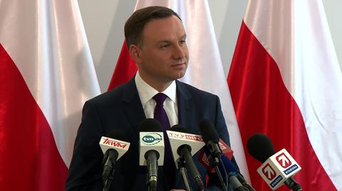 Wojna na Ukrainie. Duda o sytuacji na Ukrainie