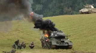 W akcji wzięły udział czołgi typu T-34 i Pantera