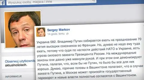 "NATO może pojmać Putina".
 Doradca rosyjskiego prezydenta ostrzega