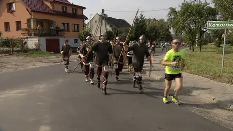 Średniowieczni wojowie na trasie 38. Biegu Lechitów