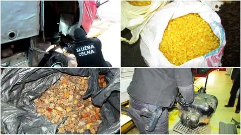 Przemycany bursztyn był warty około 80 tysięcy złotych