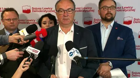 Włodzimierz Czarzasty przekazał, że nie ma zgody na koalicję SLD z PiS