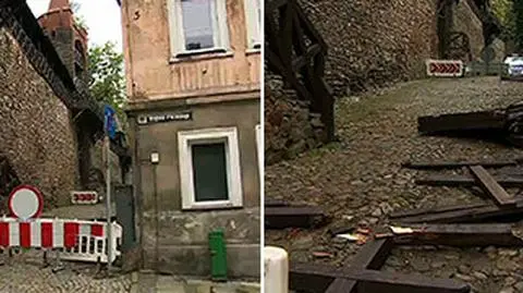 Opolskie: w Paczkowie zarwał się taras widokowy, jedna osoba zginęła