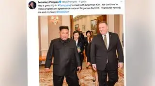 Amerykański sekretarz stanu spotkał się z Kim Dzong Unem