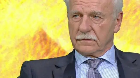 Andrzej Olechowski był gościem programu "Piaskiem po oczach" TVN24