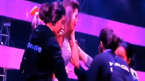 Gwiazda Bollywood uderzona w twarz. Gauhar Khan spoliczkowana