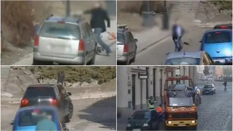 Zerwał z koła blokadę, wrzucił do bagażnika i odjechał. Grozi mu 5 lat więzienia