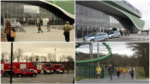 Koszalin: Ewakuacja aquaparku