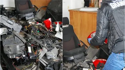 Policjanci zlikwidowali dziuplę samochodową w okolicach Dębicy
