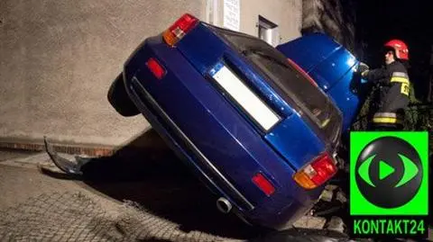 Nie zapanował nad autem, wjechał w dom