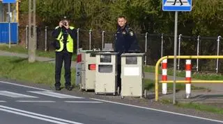 Komendant miał sprawdzać m.in trzy tzw. "ruchome" fotoradary 