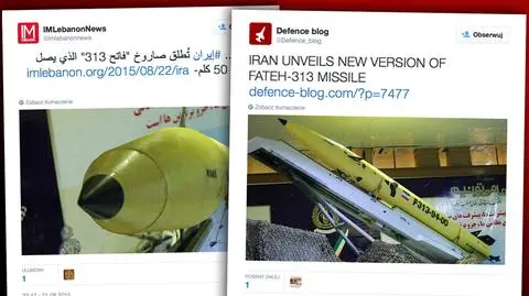 Iran prezentuje najnowszy pocisk Fateh 313