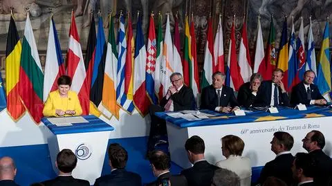 Podpisanie Deklaracji Rzymskiej było kometowane przez gości "Kawy na ławę"
