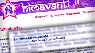Mordaszewski na stronie sekty