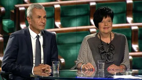 Joanna Senyszyn i Andrzej Biernat w "Faktach po Faktach"
