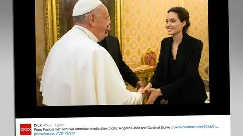Angelina Jolie u papieża