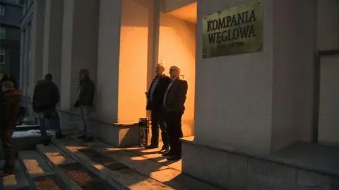 Górnicy okupują siedzibę Kompanii Węglowej. "Czekamy na decyzję rady nadzorczej"