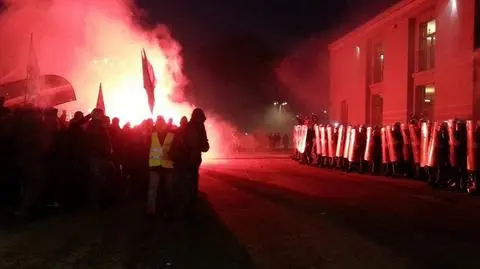Zabrze: zajścia podczas demonstracji