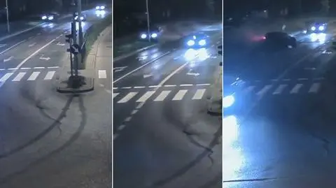 Olsztyn. Kierowca wypadł z drogi, ściął latarnię. Dwie pasażerki ranne