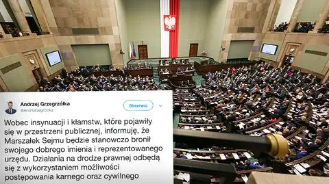CIS: marszałek Sejmu Marek Kuchciński podejmie działania prawne