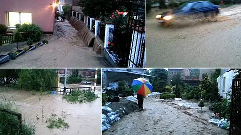 Mieszkańcy walczyli z żywiołem. Amatorskie nagranie z Głuchołaz