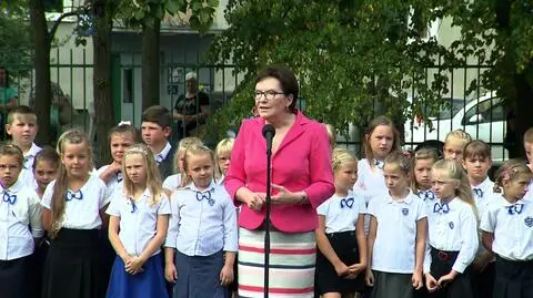 Ewa Kopacz odwiedziła jedną ze szkół w Gdańsku