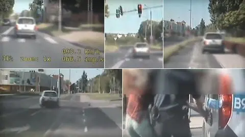 Policyjny pościg ulicami Lubina