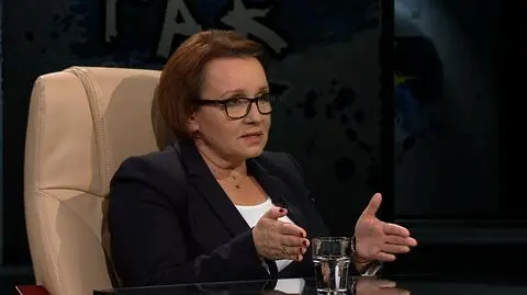 Minister edukacji o likwidowaniu gimnazjów. Anna Zalewska w Tak jest
