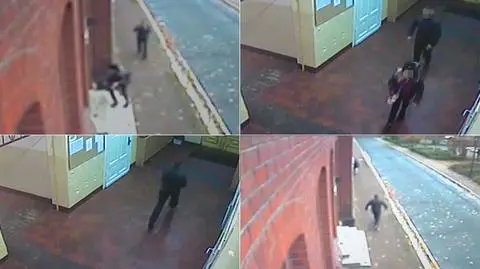 32-latek pobił 10-latkę w szkole i ją okradł