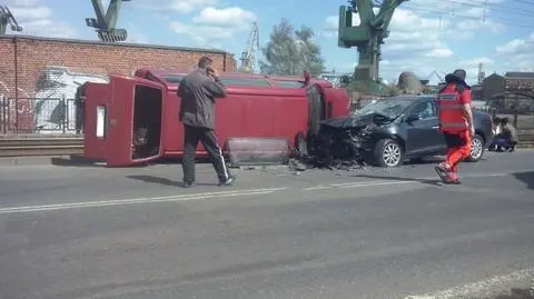 Wypadek w Gdańsku. 3 osoby poszkodowane