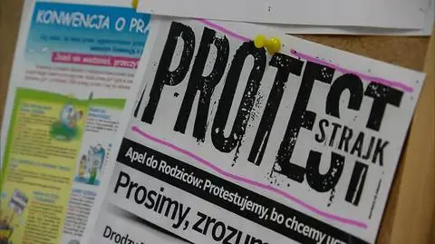 Plan rządu wobec strajku nauczycieli