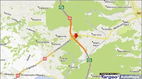 4 osobówki i tir zderzyły się na Obwodnicy Trójmiasta