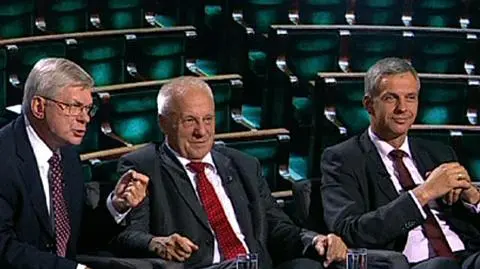 Politycy oceniają Sejm. 4 od Niesiołowskiego, 2+ lub 3= od Poncyljusza