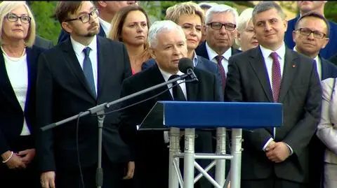 Jarosław Kaczyński przemawiał w Łodzi