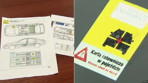 Karta ratunkowa pojazdu może uratować życie 