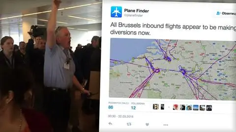 Samoloty lecące do Brukseli zostały zawrócone