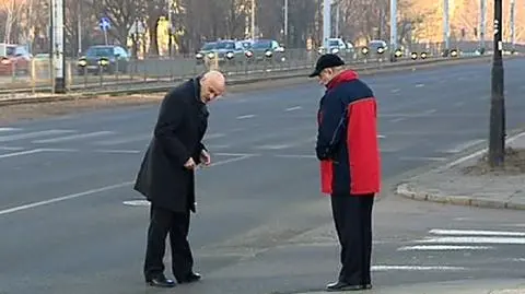 Wiceprezydent podczas inspekcji dróg