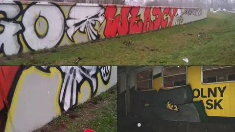 Wandale zniszczyli wały przeciwpowodziowe. Namalowali graffiti