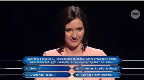 "Milionerzy": pytanie o milion i wpadka nauczyciela