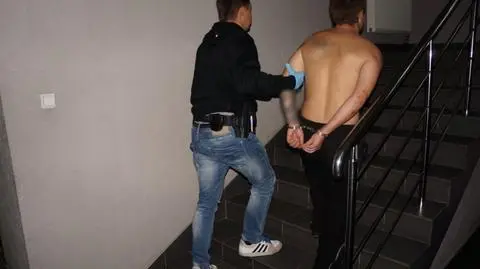 Zaatakował nożem na przystanku, bo mu nie pozwalali kopać w sklep