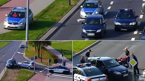 Pościg policyjny z Lubartowa do Lublina