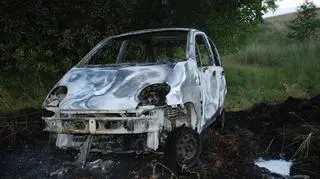 Matiz doszczętnie spłonął