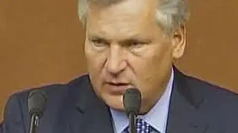 Kwaśniewski na Ukrainie "niedysponowany"