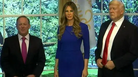 Melania Trump w Muzeum Figur Woskowych Madame Tussaud